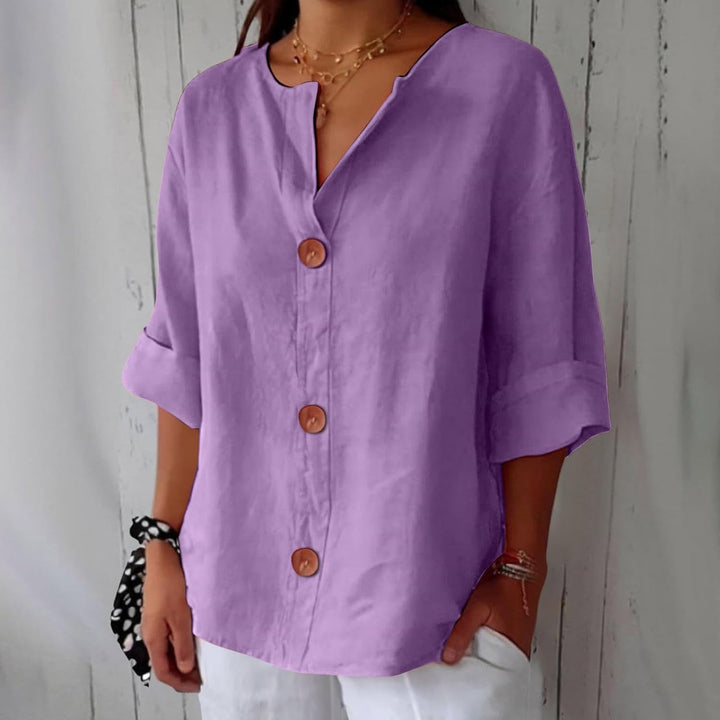 Julia™ | Relaxed Linen Blouse – Lightweight Everyday Comfort